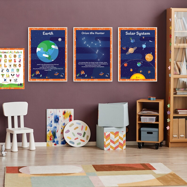 Orion Printable Space Wall Star Bedroom Ideas Decoration Space Art ...