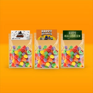 Halloween Treat Toppers Set Printable Halloween Ideas Kids Print Labels Spooky Ideas Fun Halloween Labels Decoration Gift Bag Toppers Pack