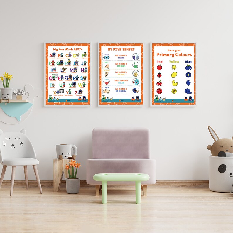 Teaching 5 Senses Kids Learning Science Five Senses Body Print Toddlers ...