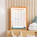 Math Poster Kids Multiplication Math Print Classroom Decor Mathematics ...