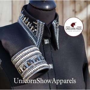 Veste Galaxy Leathers Neuve Veste De Spectacle Western En Cuir Pour Femmes - Galaxie, Concours équestres Et Rodéos Chevaux De Trait