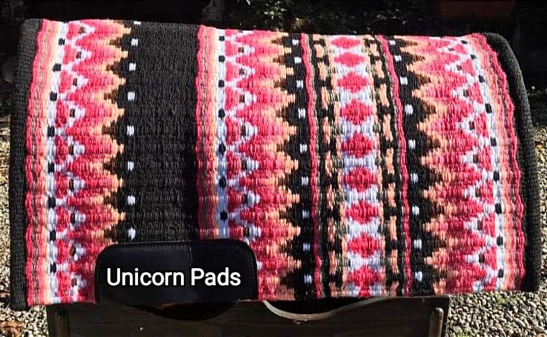 Western Saddle Pad Saddle Blanket Show Pad Wool Saddle Blanket Wool