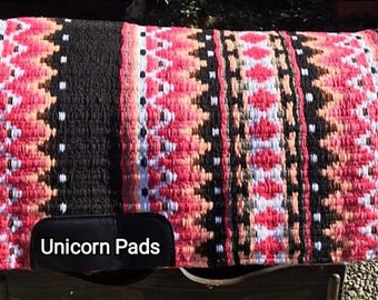 Western Saddle Pad Saddle blanket show pad wool saddle blanket wool saddle pad