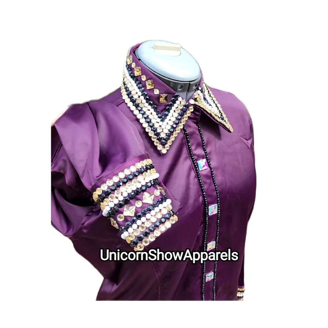 Chemise D'équitation Western Style Showmanship - Marque Western Show Apparel - Neuf