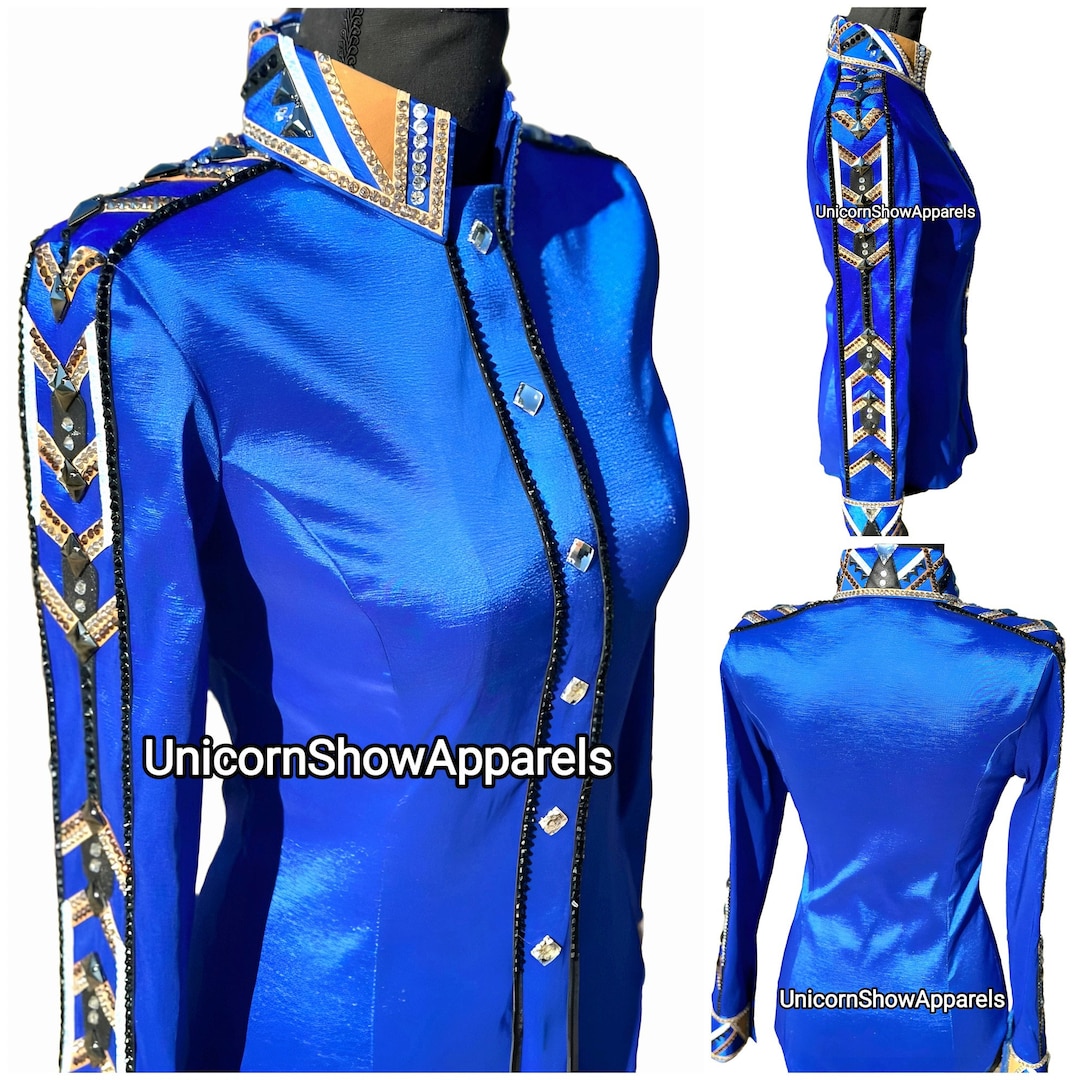 Chemise Western De Présentation – UNICORN SHOWGIRL – Showmanship & Horsemanship – NEUVE