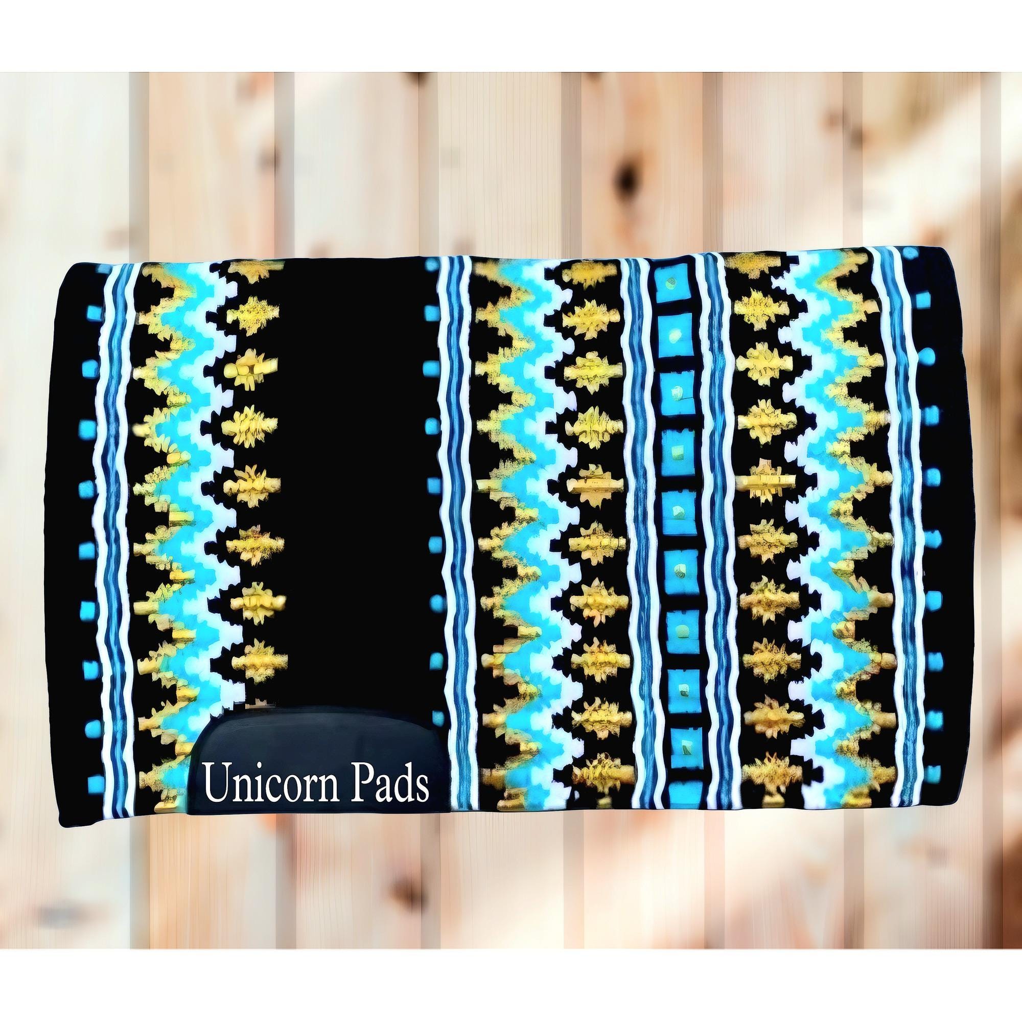 Couverture coussin de selle Western Show cheval ranch laine néo