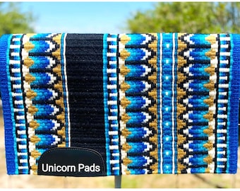 Tapis De Selle Ouest Américain 100% Laine Neuve De Nouvelle-Zélande - Personnalisable