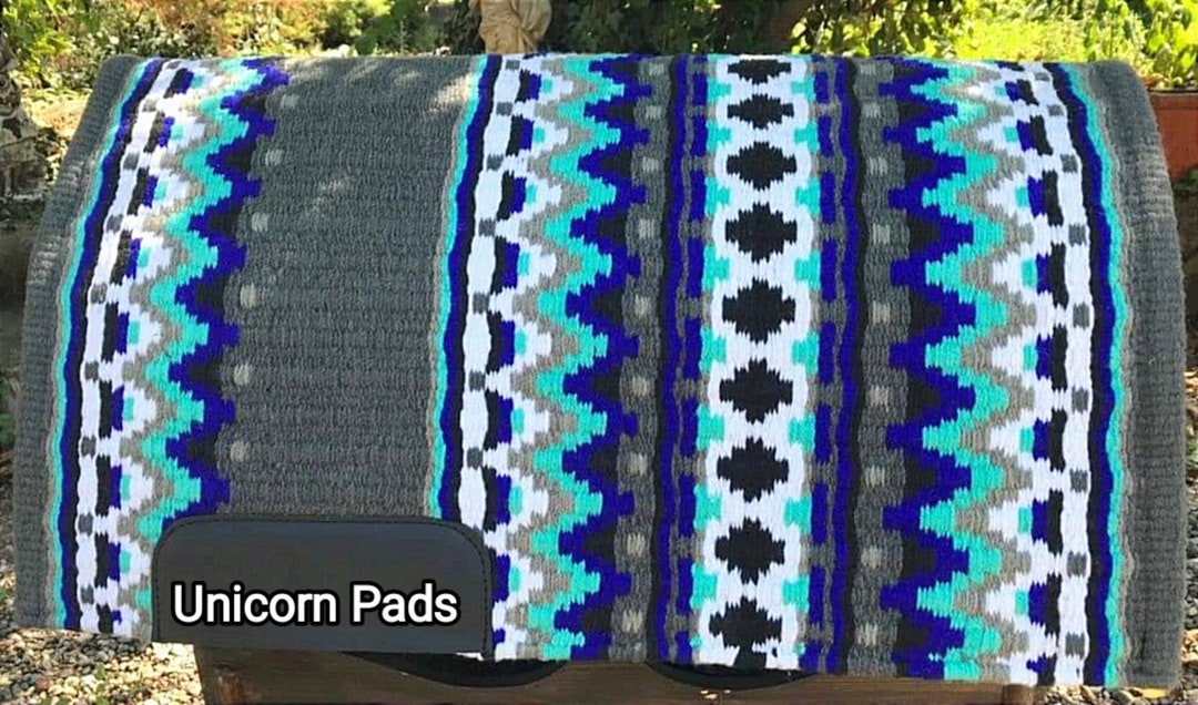 Western Saddle Pad Show Pad Saddle Blanket Mayatex Blanket Woolen Pad Wool Saddle Pad Etsy