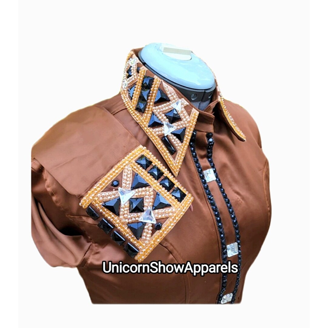 Chemise De Concours Western – SARA FASHION IN – Show Shirt Pour Femme