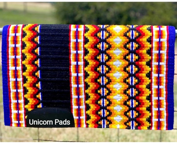 Bright colours western Show Pads Western Show Pad Saddle Pad Saddle blanket orange show pad blue show pad yellow show pad