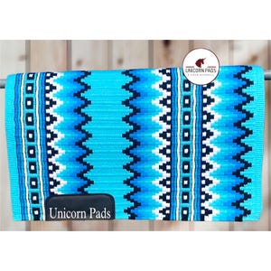 Light Blue Show Shirt and Pad set western show shirt western saddle pad show pad horse riding pad saddle blanket women show shirt image 2