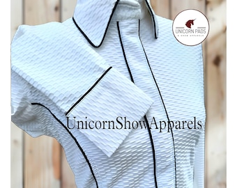 White show shirt showmanship shirt western show shirt horse show shirt gift for her shirt for her day shirt horsemanship