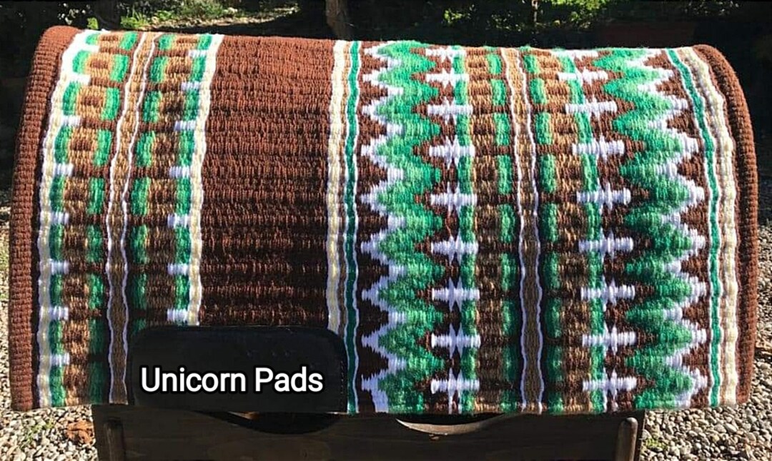 Western Saddle Pad Show Pad Saddle Blanket Horse Pad Wool Saddle