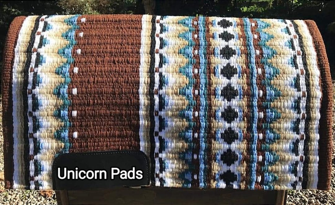 Western Saddle Pad Show Pad Saddle Blanket Mayatex Blanket Wool Saddle