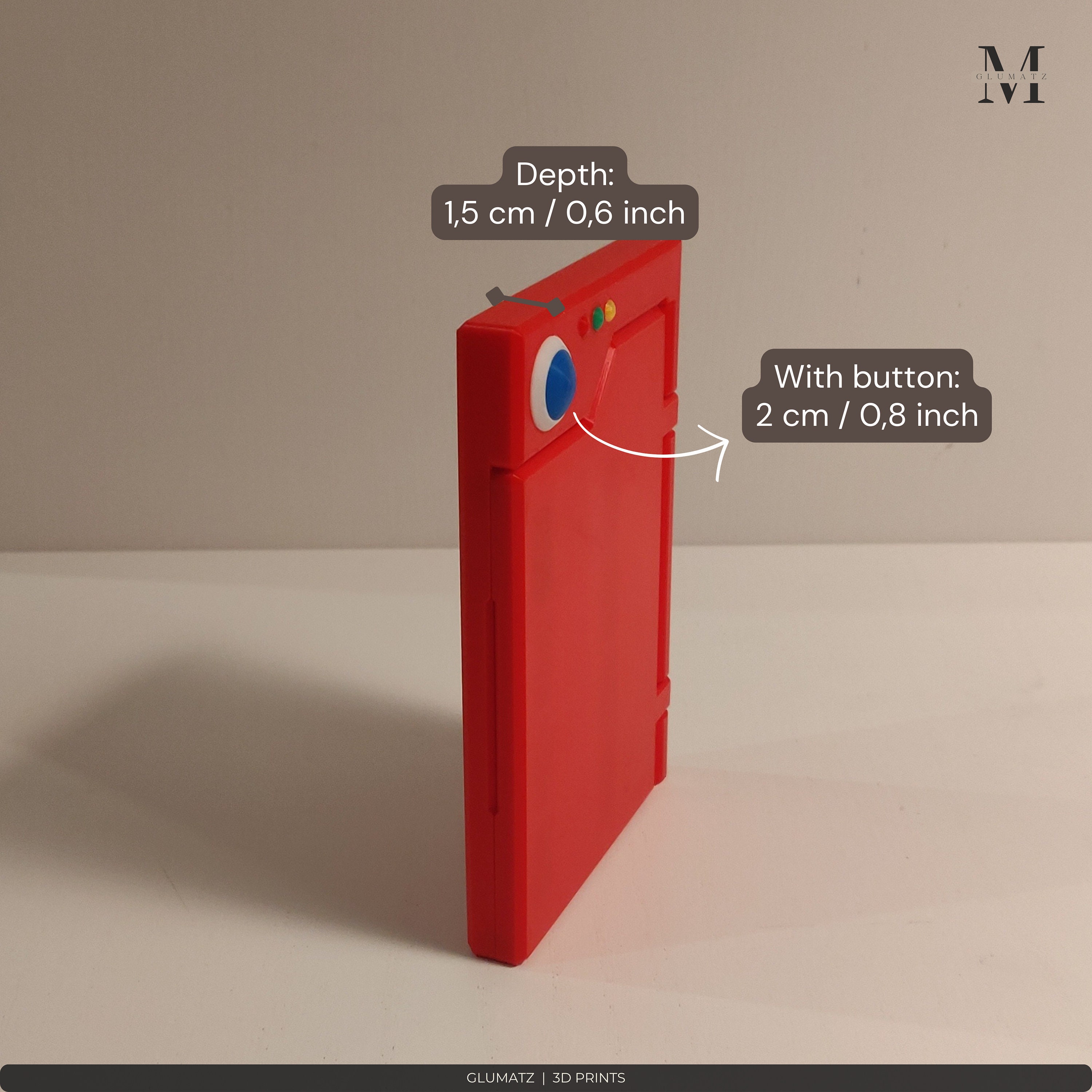 Pokemon Pokedex Case Design for Nintendo Switch 16 Cartridge, 3D Print ...