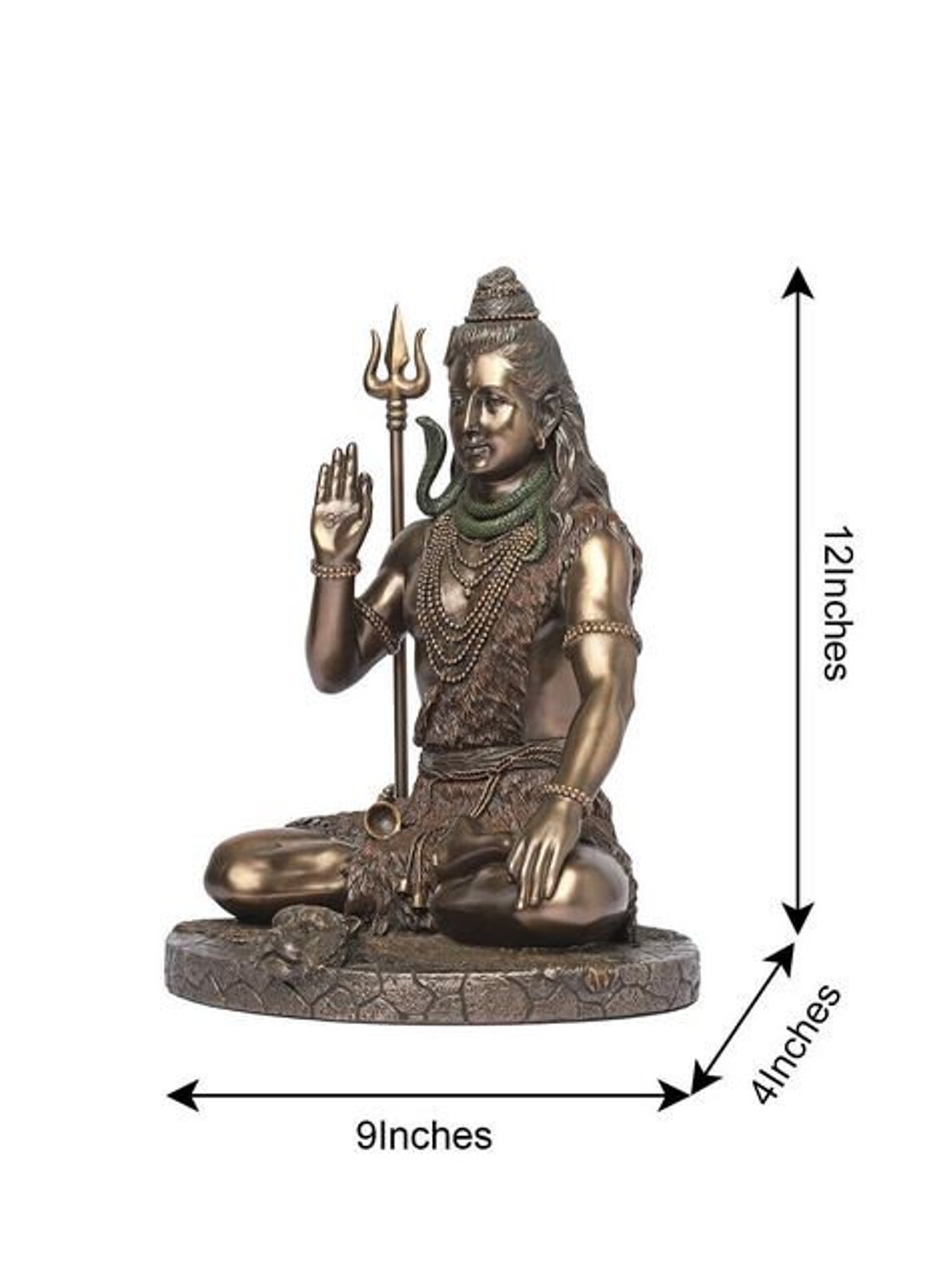 Lord Shiva Statue Bronze Mahadev Shankar Sculpture Statue Etsy