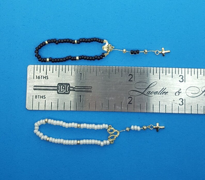 Dollhouse Miniature Rosary Beads 112 Scale Church Chapel Etsy
