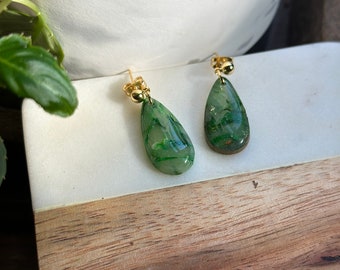 Emerald Green Earrings