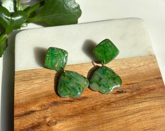 Emerald Green Earrings