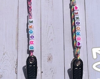 Personalized Name Beads Add-On for Hearing Aid / Cochlear Implant Leash