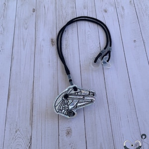 Spaceship Hearing Aid or Cochlear Implant Leash / Retention Cord / Lanyard / Clip