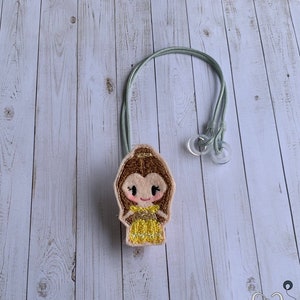 Beauty Princess Hearing Aid or Cochlear Implant Leash / Retention Cord / Lanyard / Clip