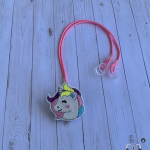 Unicorn Hearing Aid or Cochlear Implant Leash / Retention Cord / Lanyard / Clip