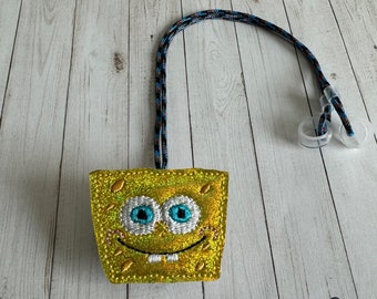 Sponge Boy Hearing Aid or Cochlear Implant Leash / Retention Cord / Lanyard / Clip