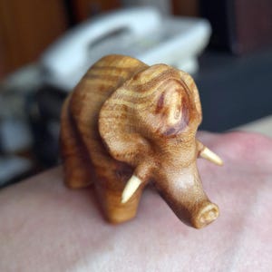 人形 置物 彫刻 マンモス Mammoth carving - Etsy 日本