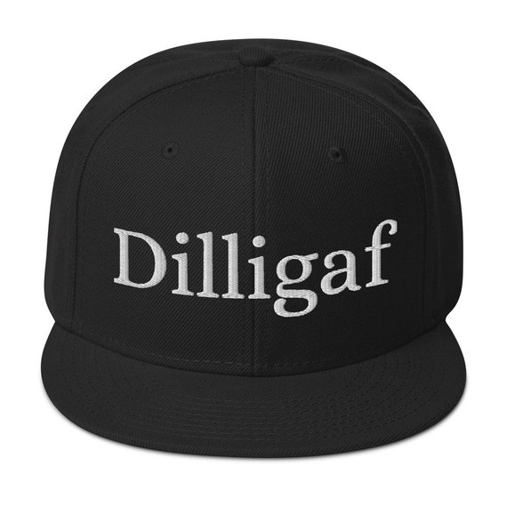 Dilligaf Snapback Hat, Do I Look Like I Give A F Hat 