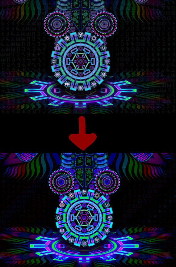 Heyokah the Light Bearer by Pavel Souviron, HD Psychedelic Poster