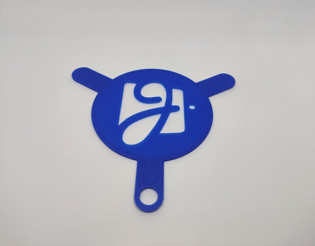 Design Your Own Coffee Stencil 3D Printed Etsy