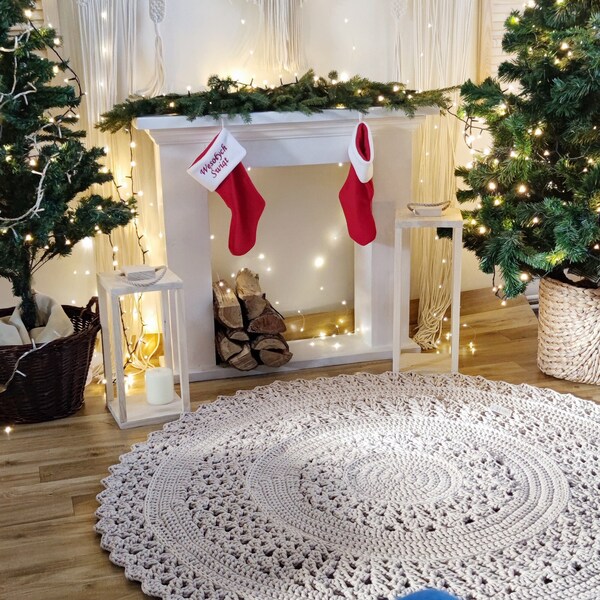 Large Crochet Rug Etsy