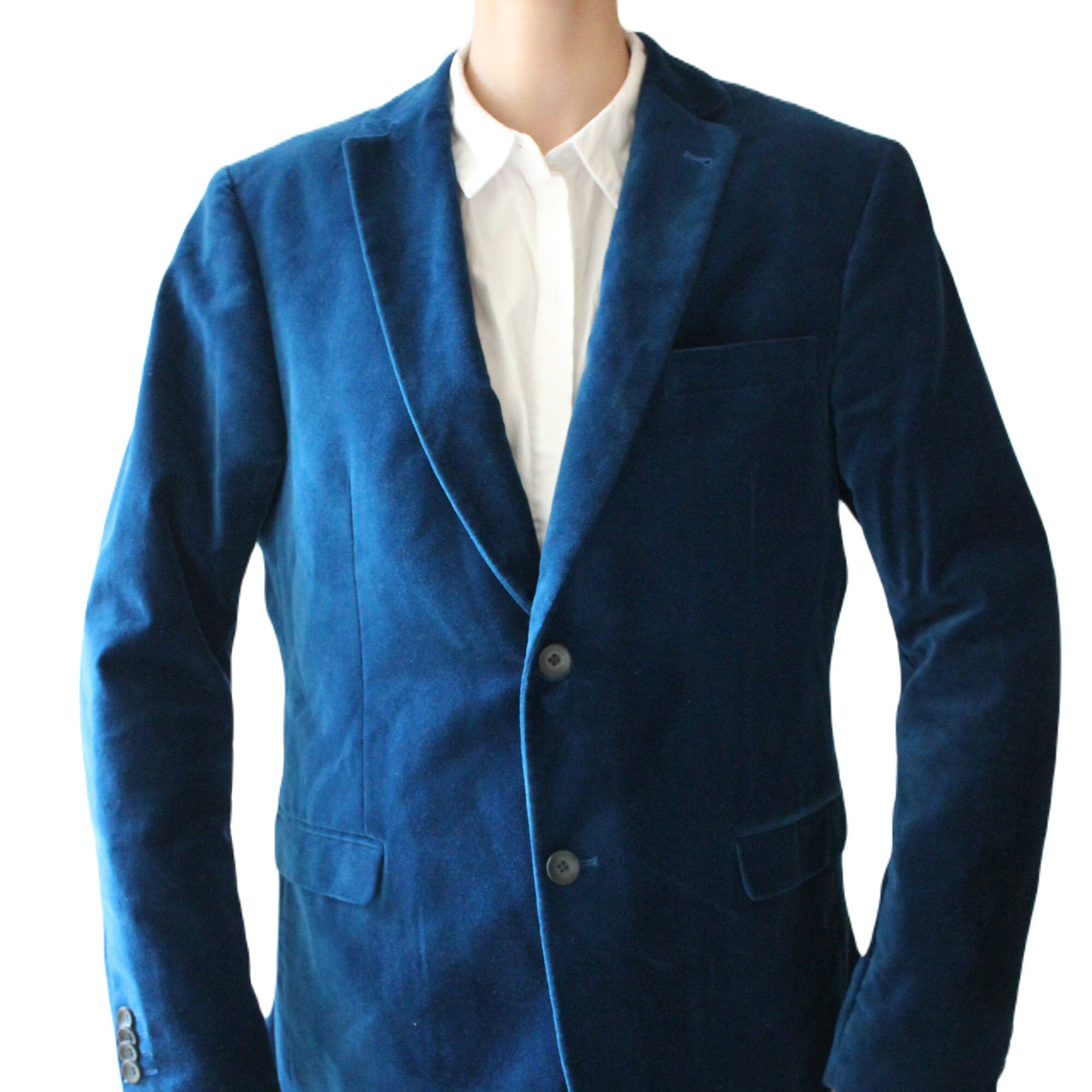Blue Blazer Mens Etsy Singapore