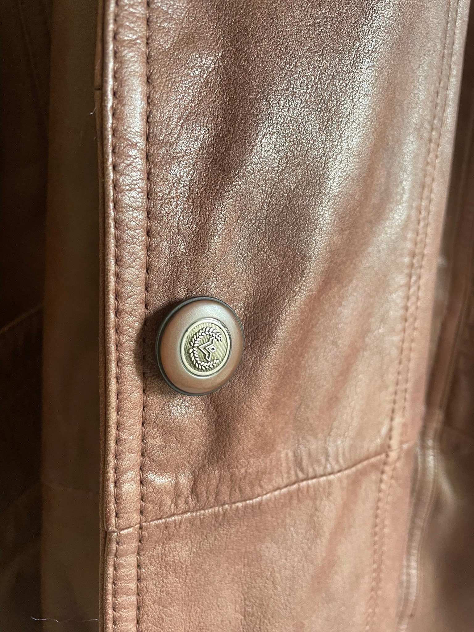 Retro Oversized Leather Jacket LAS0048