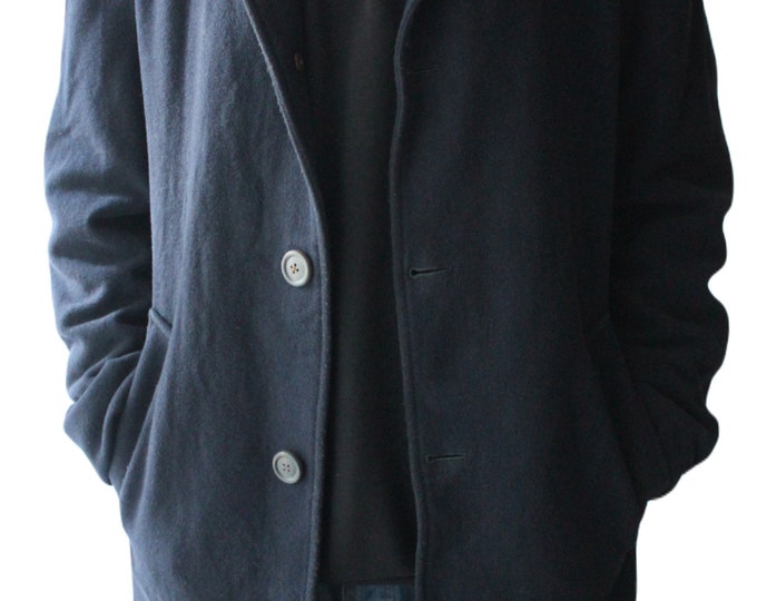 Vintage 90s Red and Black Wool Coat 16