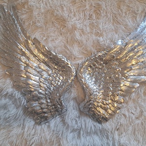 Engel Flügel Auto Zubehör personalisiert mit Swarovski Silber