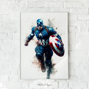 Superhero Prints, Superhero Wall Art, Digital superhero poster, Kids room wall decor, Superhero Poster, Kids Room, Superhero
