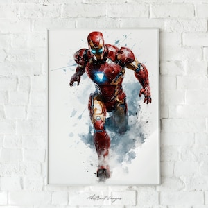 Superhero Prints, Superhero Wall Art, Digital superhero poster, Kids room wall decor, Superhero Poster, Kids Room, Superhero