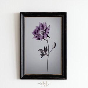Softness Art Print Nelumbo Nucifera Wall Art Purple Flower Instant Download Beautiful Flower Gift for Mom Gift for Her Anniversary Gift