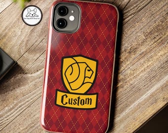 Wizard Phone Case, Custom Phone Case, Wizard Lion House, Magic, Snake House, Eagle House, Badger House, Magic, Potter