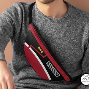 Sci-Fi Fanny Pack, Lower Decks, Final Frontier, Dog Bag, Star Uniform, Sci-Fi Gift, Captain, Sci-Fi Gift, Final Frontier, Voyage, Boldly Go