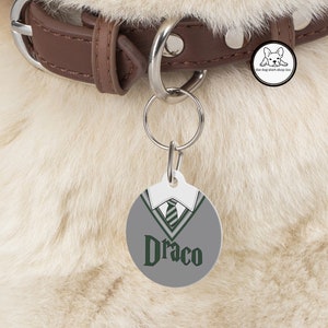 Wizard Dog Tag, Custom Dog ID, Wizard Snake House Dog Tag, Magic, Custom Pet ID Tag, Personalized Dog Tag, Dog Gift, Custom Dog Fashion