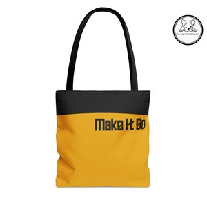 Sci-Fi Tote Bag, Star Uniform, Final Frontier, Book Bag, Sci-Fi Gift, Captain, Red Shirt, Space, Voyage, Boldly Go, Beam me up, engage, warp