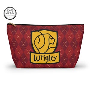 Wizard House Bag, Custom Bag, Treat Bag, Makeup Bag, Accessory Bag, Wizard Fan Gift, Magic, Lion, Snake, Eagle, Badger, potter