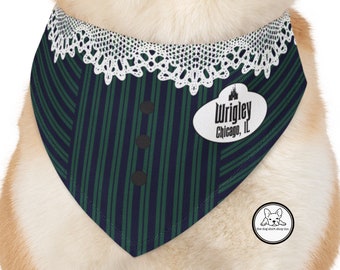 Haunted House Dog Bandana, Mansion, Uniform Bandana, Cast Member, Custom Pet Bandana, Personalized Dog Bandana, Over the Collar, Mouse Gift