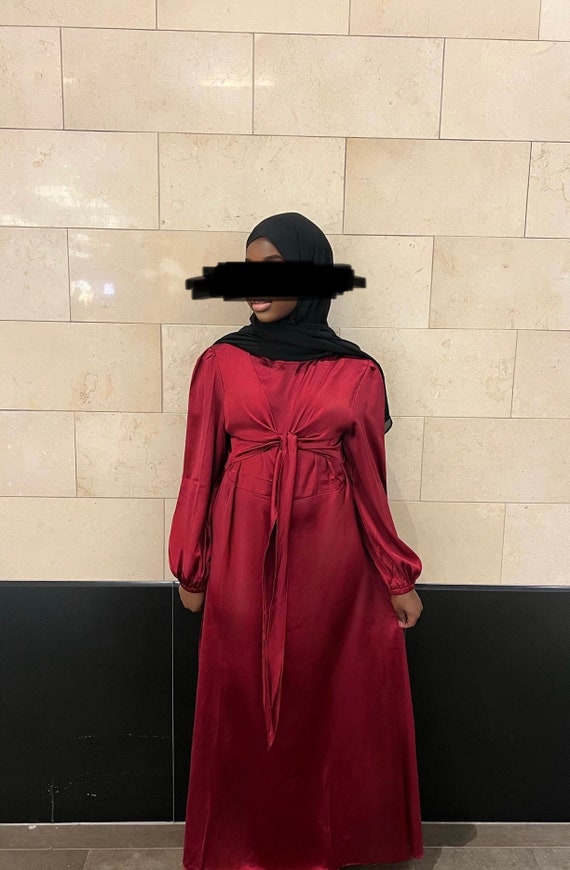 Zara Satin Dress- Red - Etsy Zara Satin Dress- Red - Etsy