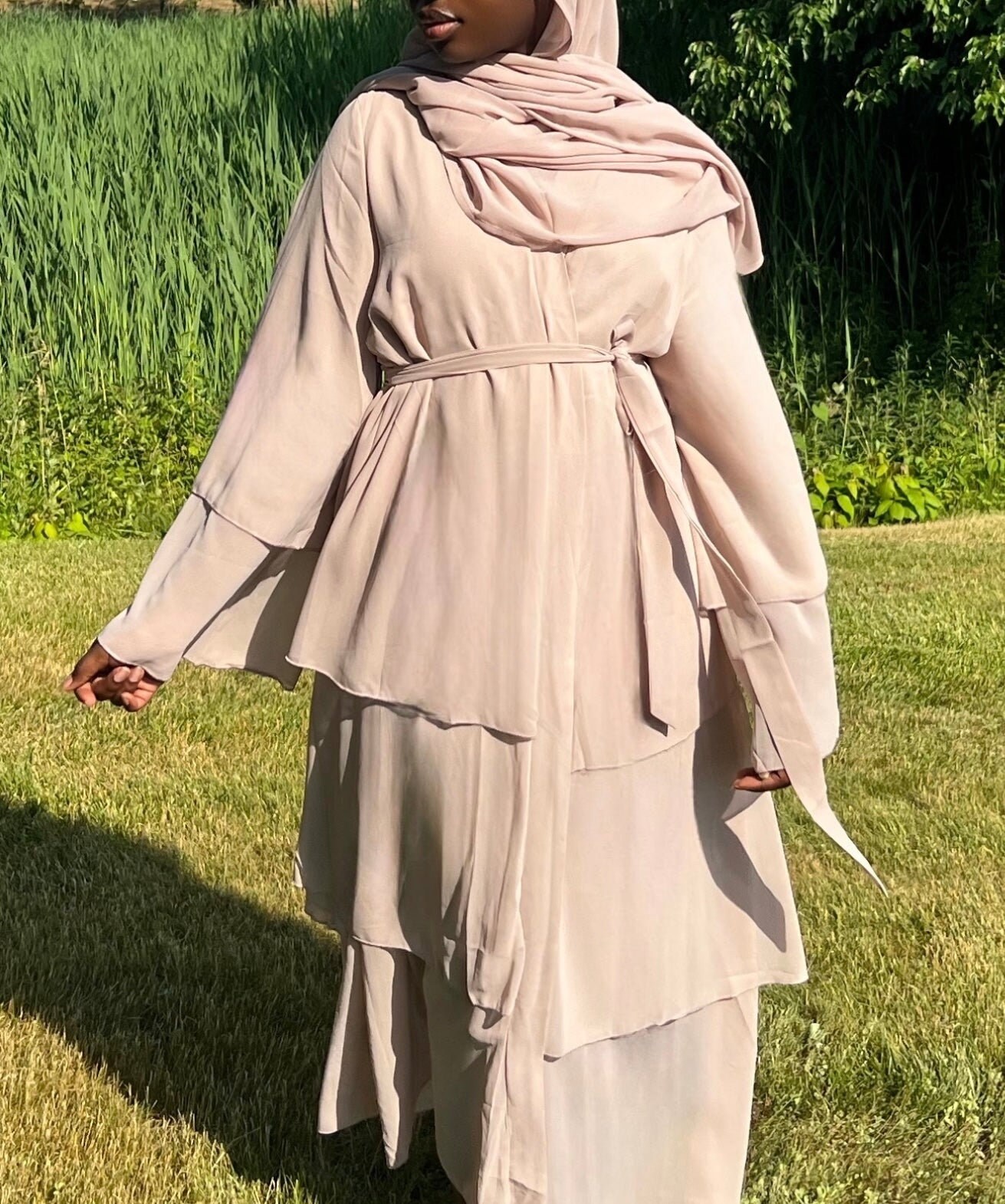 Layered Abaya - Etsy