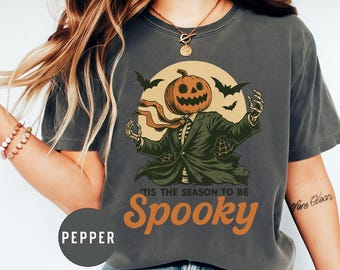 Funny Ghost Halloween PNG: Spooky Season T-Shirt Design (Digital Download)