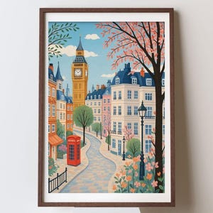 London Art Print, London Wall Art, England Art Print, London Poster, London Gift, Travel Gift, Travel Poster, Housewarming, Wedding Gift